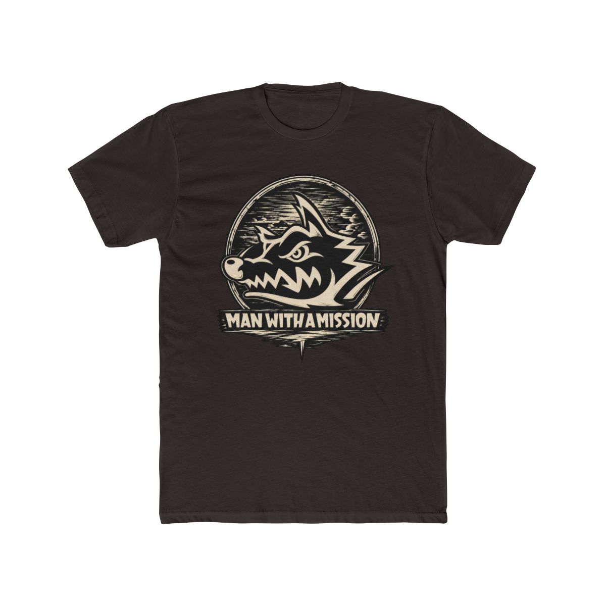 Man With A Mission Wolf Logo T Shirt - alternate angle 3, merchandise