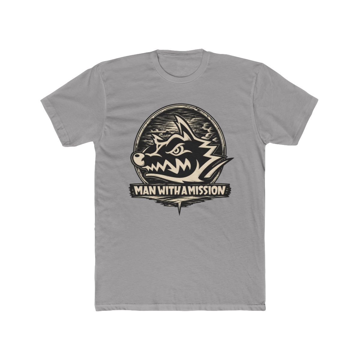 Man With A Mission Wolf Logo T Shirt - alternate angle 2, merchandise